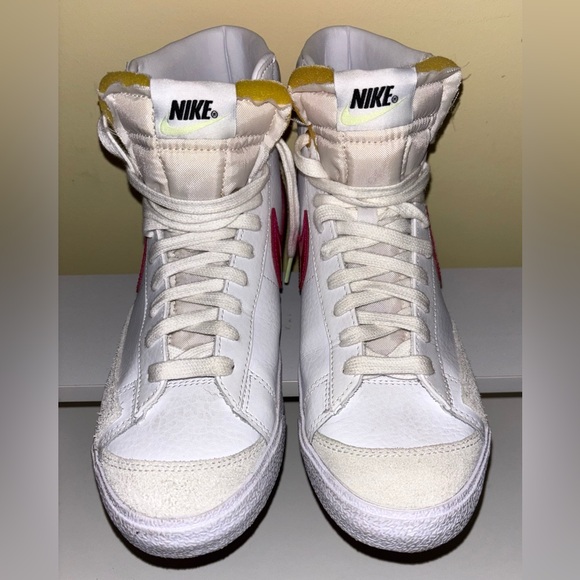 Nike Blazer Mid 77 Vintage World Tour Sneakers White Pink Magenta Women’s 8.5 - Picture 13 of 14